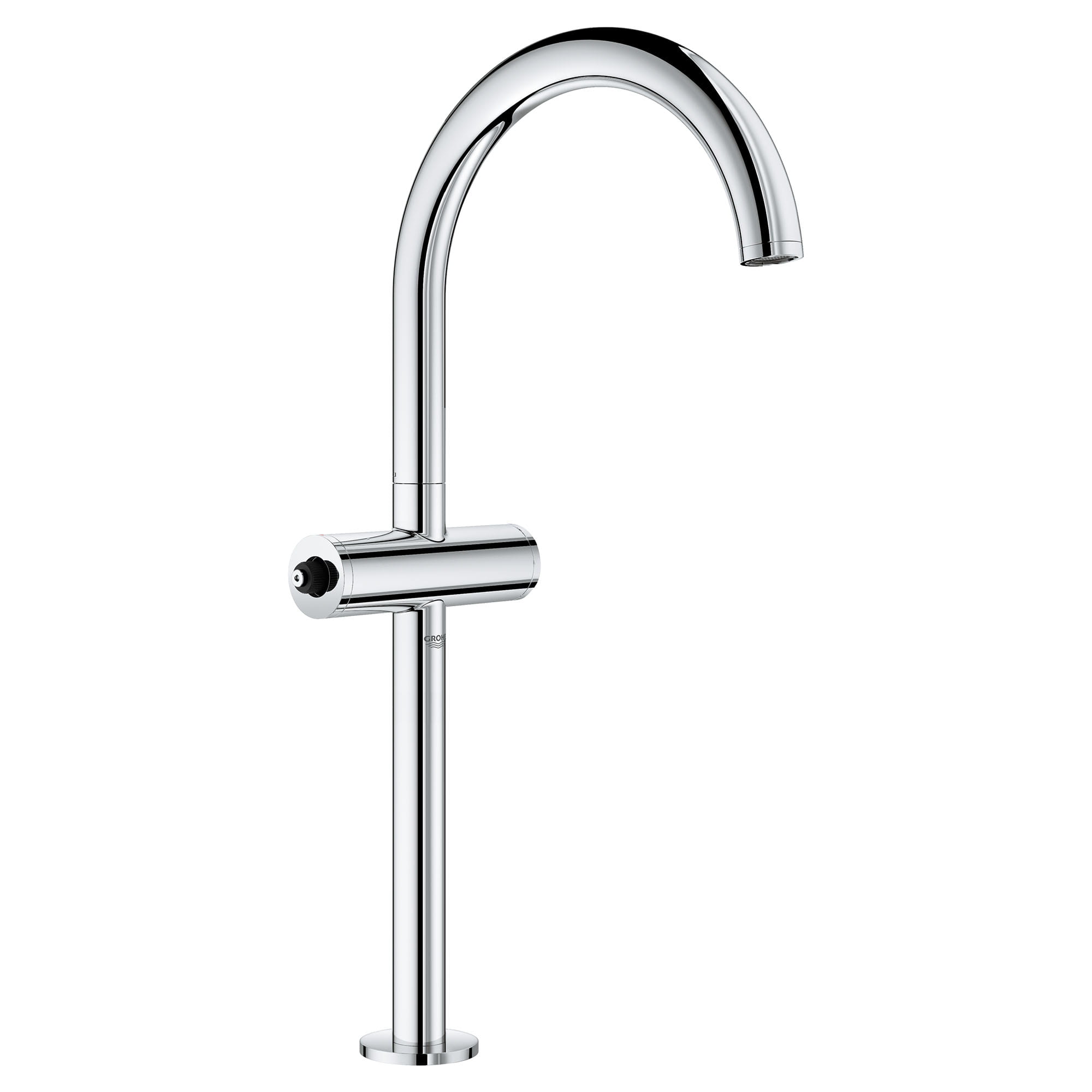 Single Hole Two Handle Deck Mount Vessel Sink Faucet 12 GPM GROHE CHROME